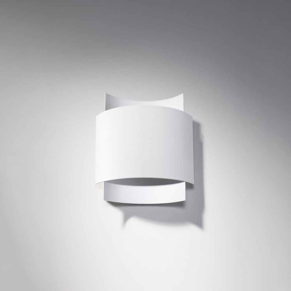 Lámpara de pared blanco acero alt. 23 cm - Maisons du Monde