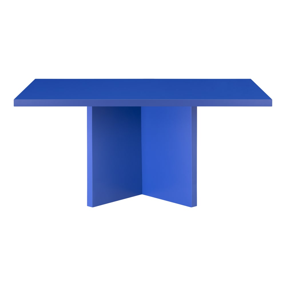RNT by Really Nice Things Couchtisch mit widerstandsfähiger mit laminiertem 3cm Blau 100x60 style modern Blau Spanplatte