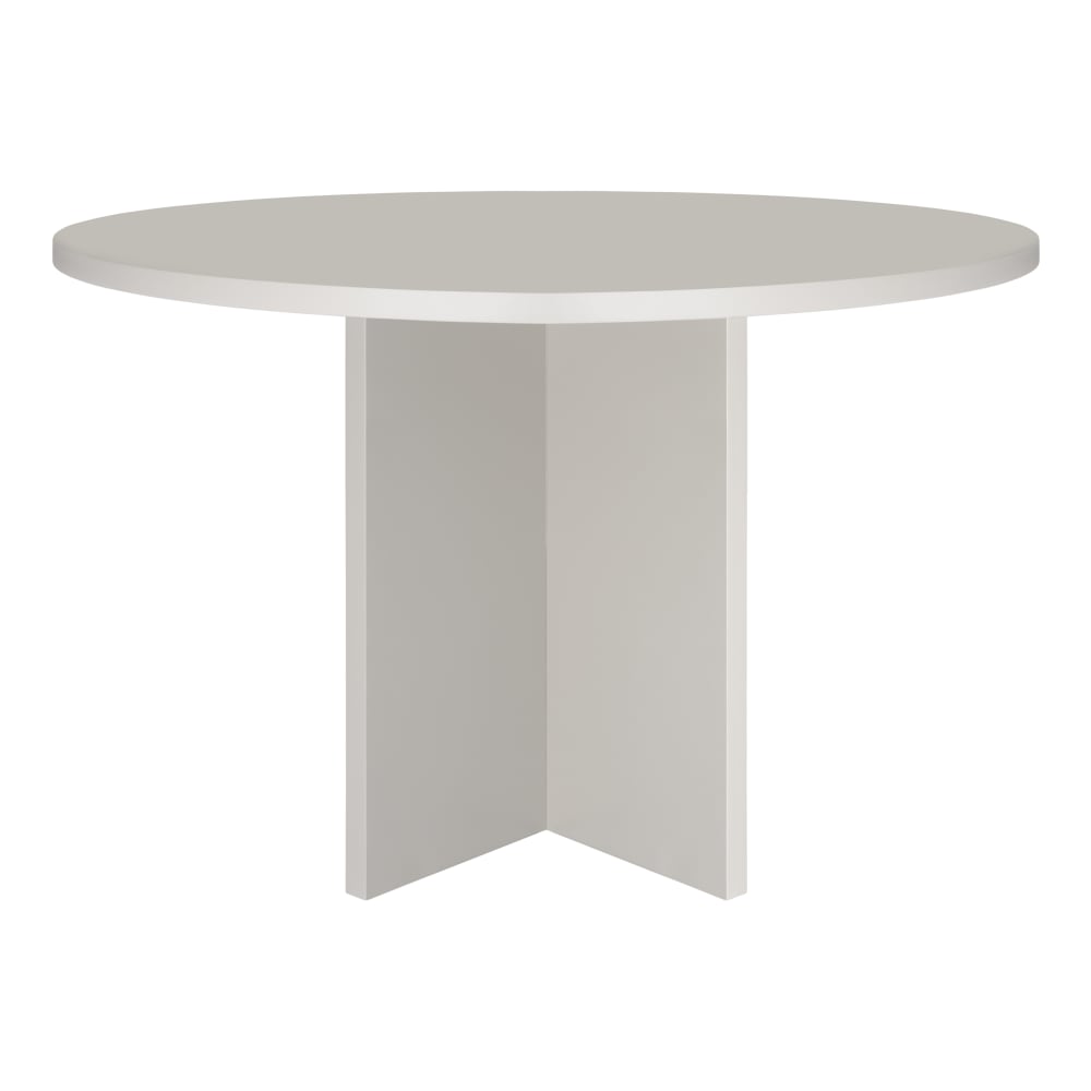 Table à manger en panneau stratifié de 3cm Taupe 120cm