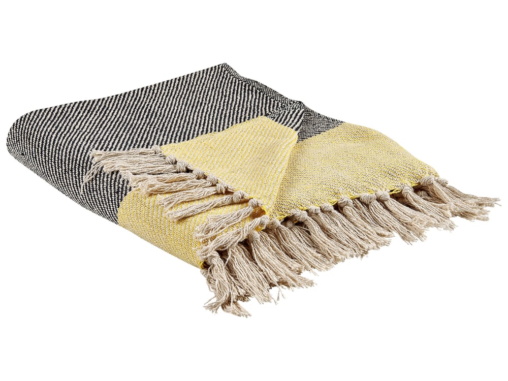 Kuscheldecke aus Baumwolle 150 x 125cm, grau - Maisons Du Monde