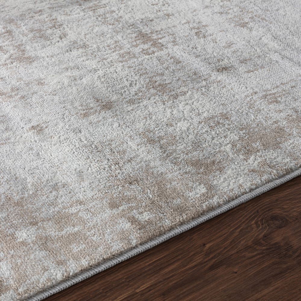 Tapis abstrait moderne beige/blanc 120x170 — vue 4