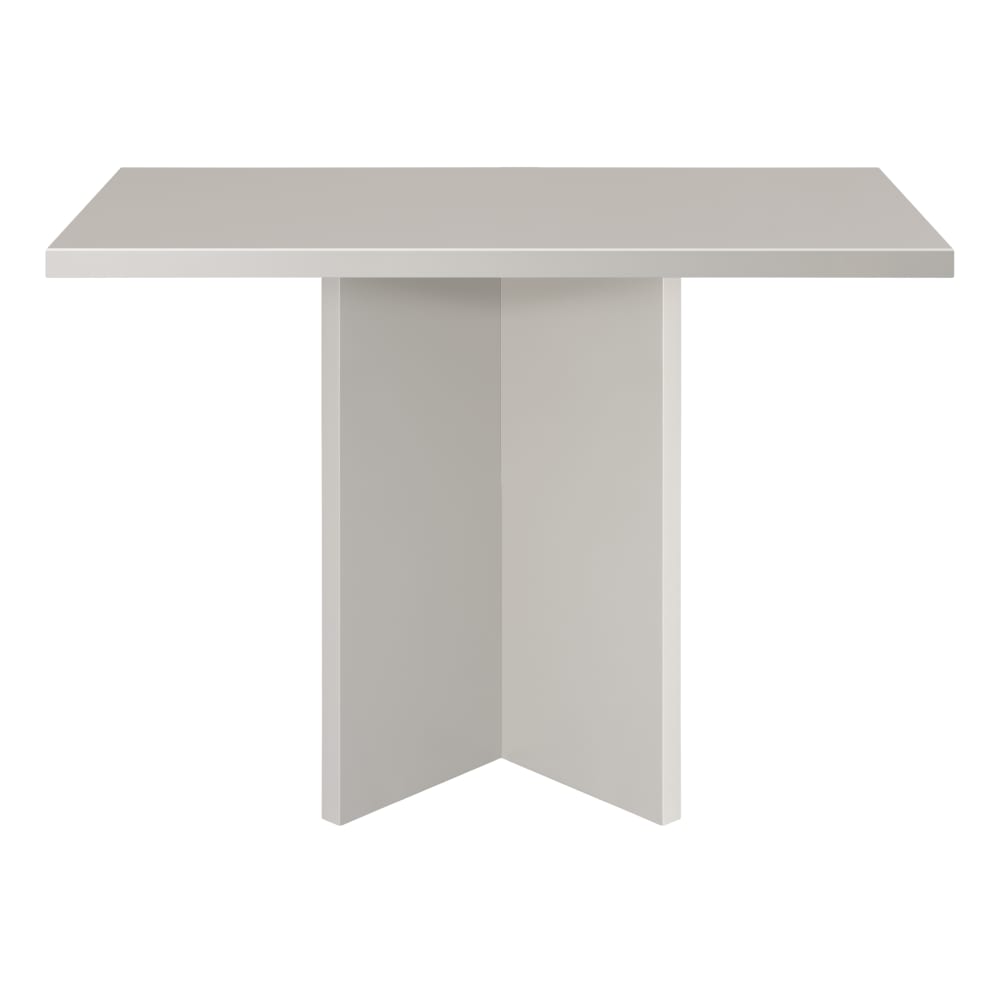 RNT by Really Nice Things Quadratischer Esstisch aus mit laminiertem, 100x100 cm, Taupe style modern Taupe Spanplatte