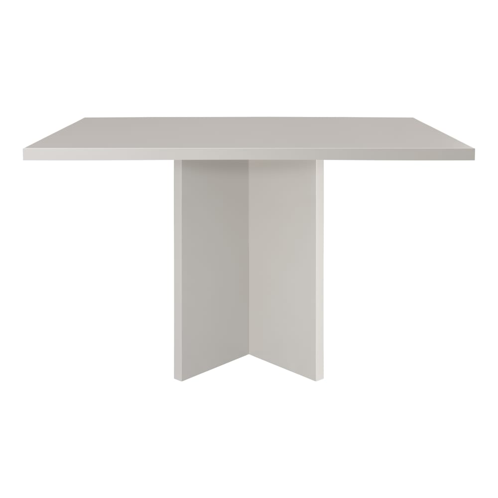 RNT by Really Nice Things Rechteckiger Esstisch aus mit laminiertem 3 cm in Taupe, 90x120 cm style modern Taupe Spanplatte
