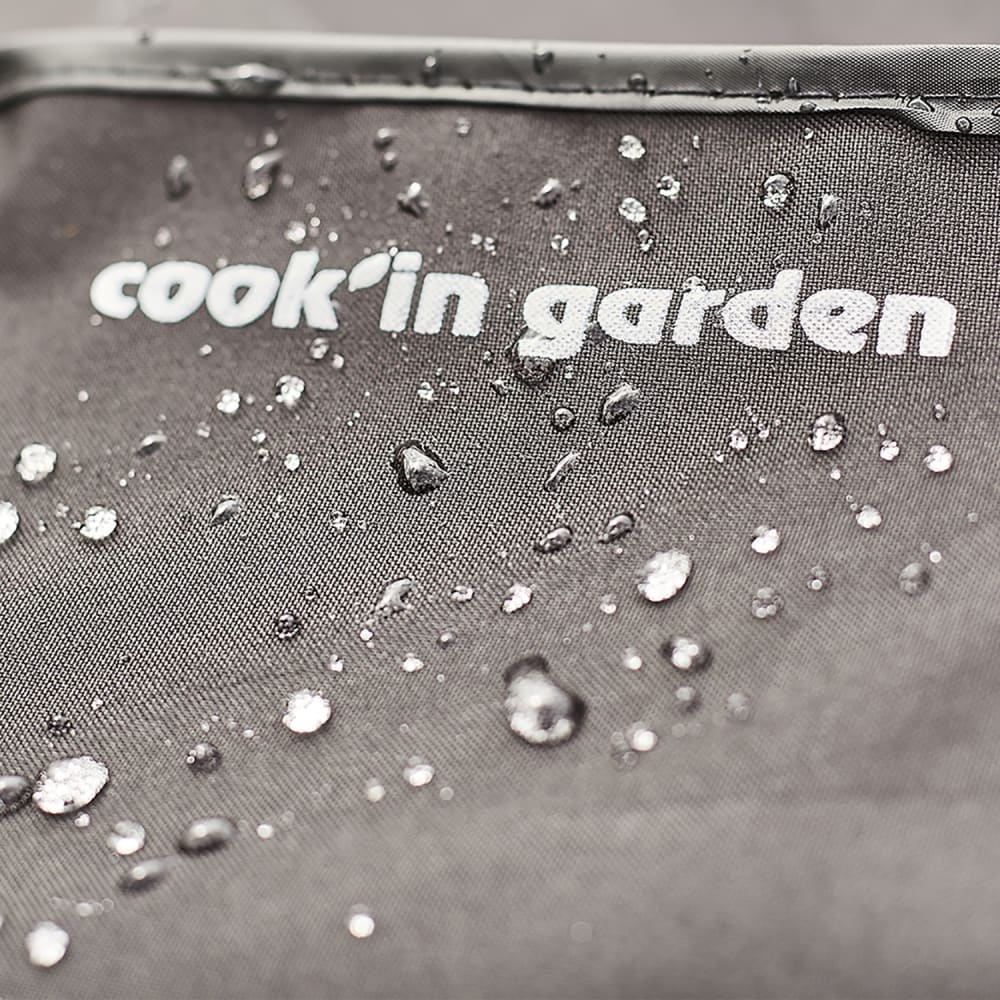 Copertura per barbecue a gas su carrello in tela nera - Cook in