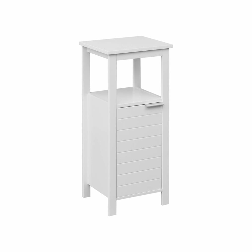 Armario de baño con 1 puerta y 1 estante en mdf blanco - Maisons du Monde