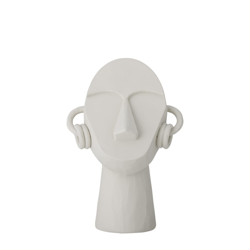 Bloomingville Dekorative Figur aus Polyresin H24.50, weiß - Harz