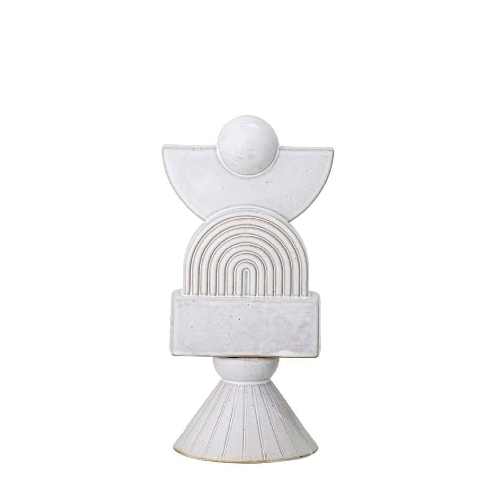 Oggetto decorativo in ceramica bianca h27 - Ceramica