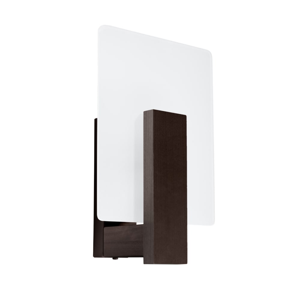 Sollux Lighting Wandlampen aus Holz/Glas in Wenge style classic chic Braun Holz