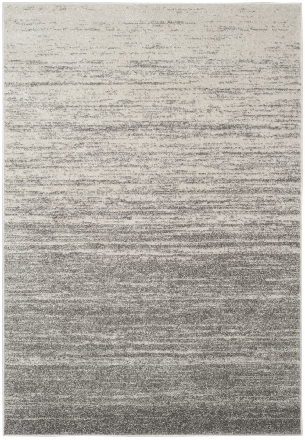 Tapis ombre moderne en polypropylène gris, 122 x 183 cm