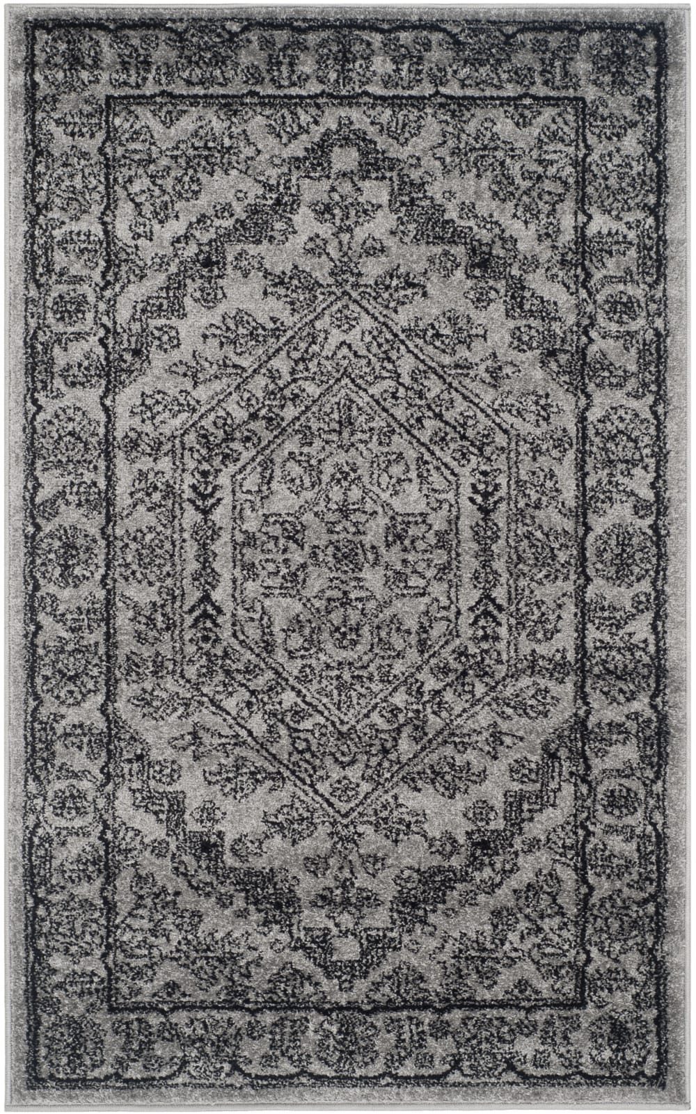 Tapis gris 91 x 152 cm