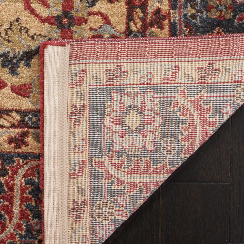 Tapis traditionnel en polypropylène bleu/rouge, 91 x 152 cm — vue 4