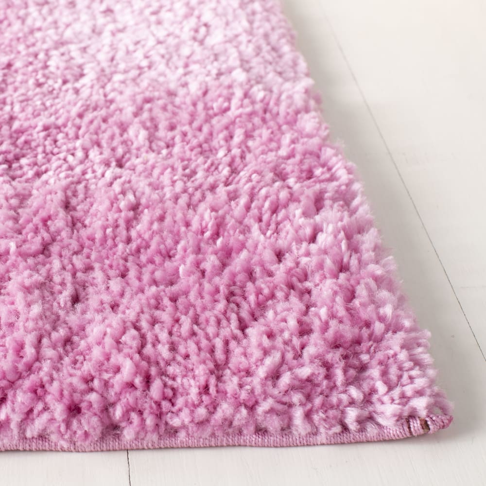 Tapis shag en polypropylène rose, 160 x 229 cm — vue 4