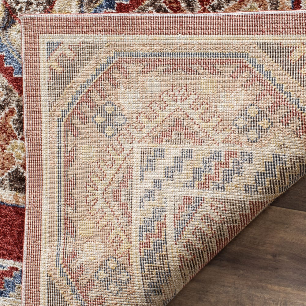 Tapis de transition en polypropylène rouge/orange, 160 x 229 cm — vue 3