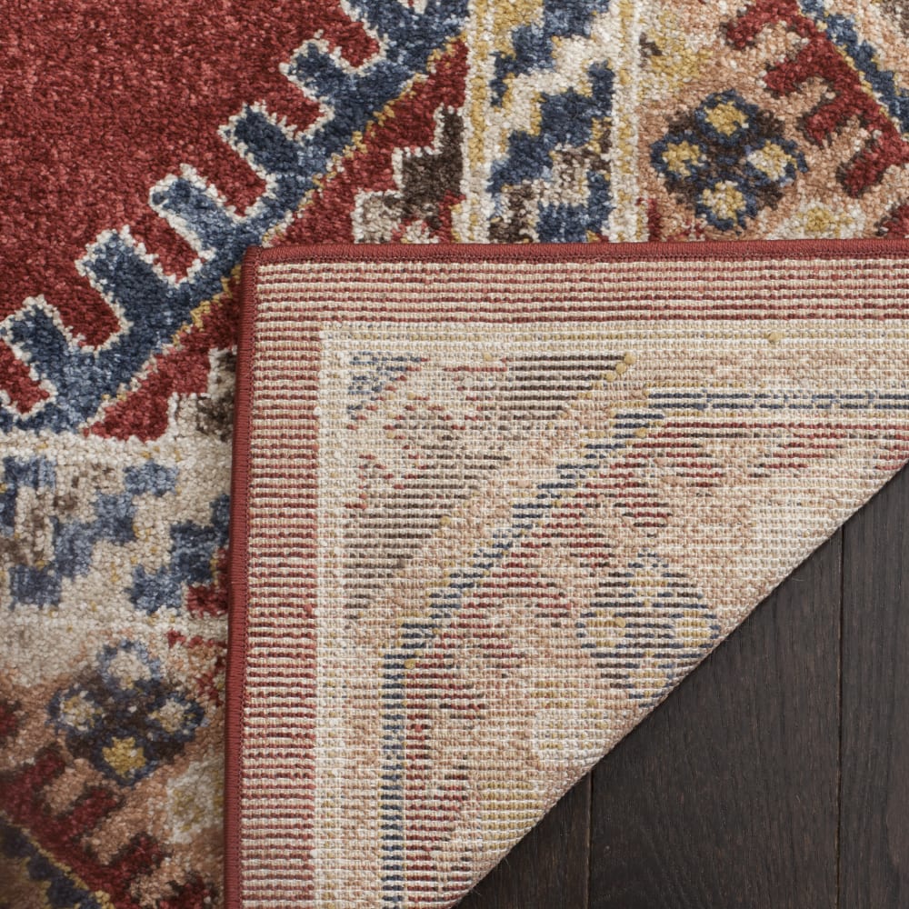 Tapis de transition en polypropylène rouge/orange, 160 x 229 cm — vue 4