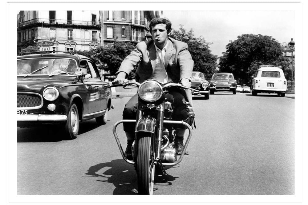 Póster belmondo el hombre de río 1964 sin marco 60x40cm