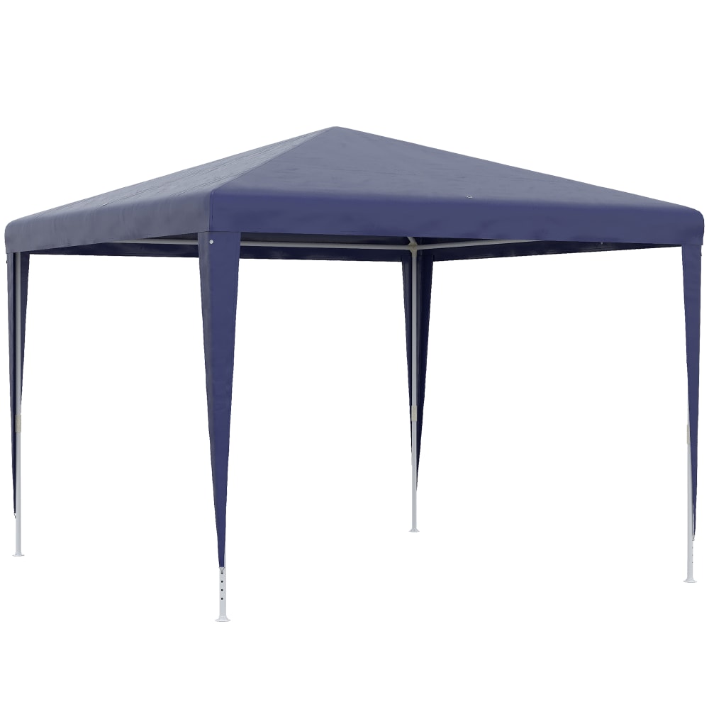 Carpa de jardín 293x293x252 cm azul y blanco