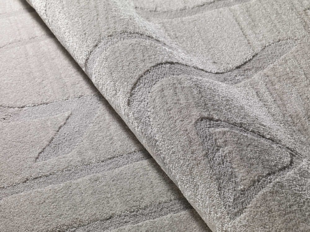 Tapis abstrait gris 200x300 cm — vue 3