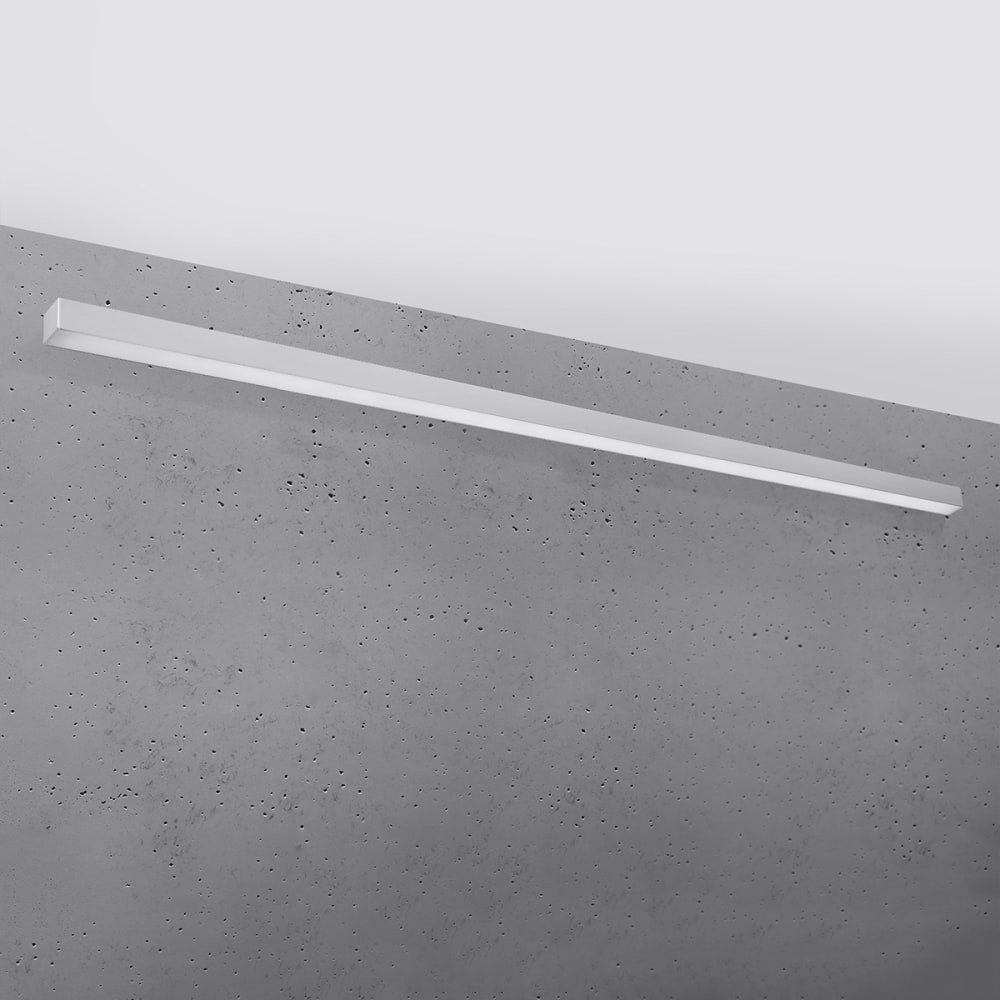 Wandleuchte aus Aluminium, Höhe 6 cm, grau - Maisons Du Monde