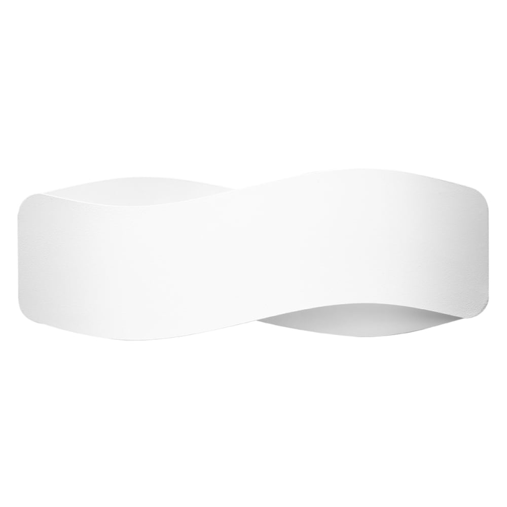 Applique acier blanc H 15 cm