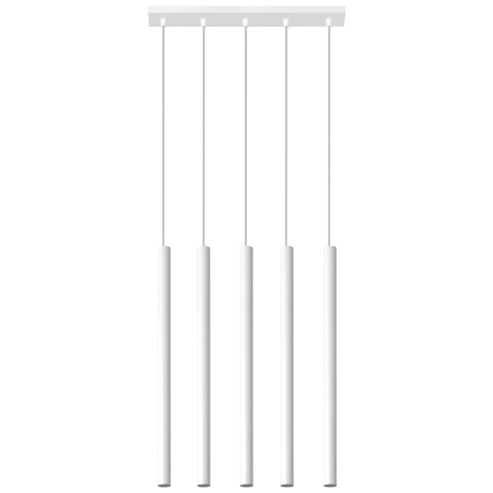Sollux Lighting Pendelleuchten aus Stahl in Weiß style classic chic Weiß Stahl