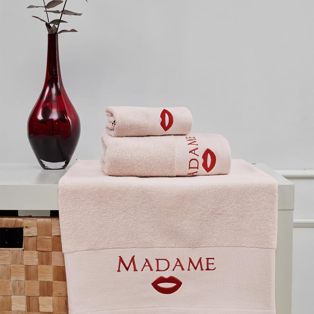 Serviette de toilette en coton pétale 50x100 cm — vue 4