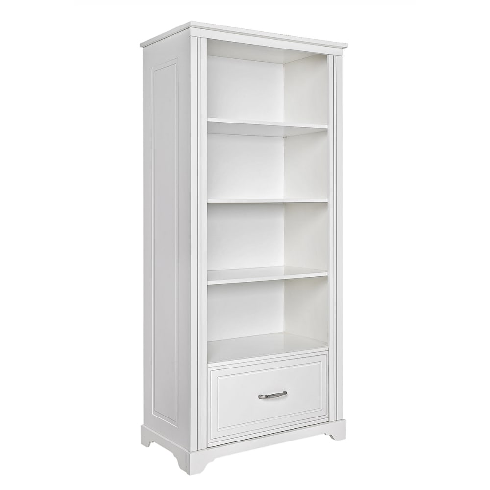 Bibliothèque 1 tiroir blanc