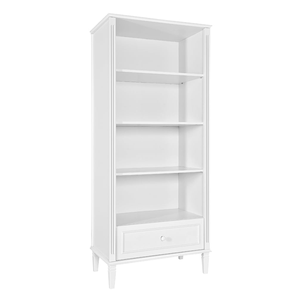 Bibliothèque 1 tiroir blanc