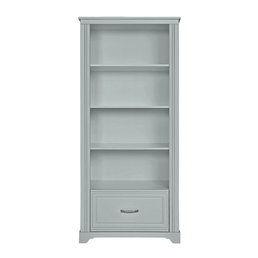Bibliothèque 1 tiroir panneaux mdf gris - Maisons du Monde