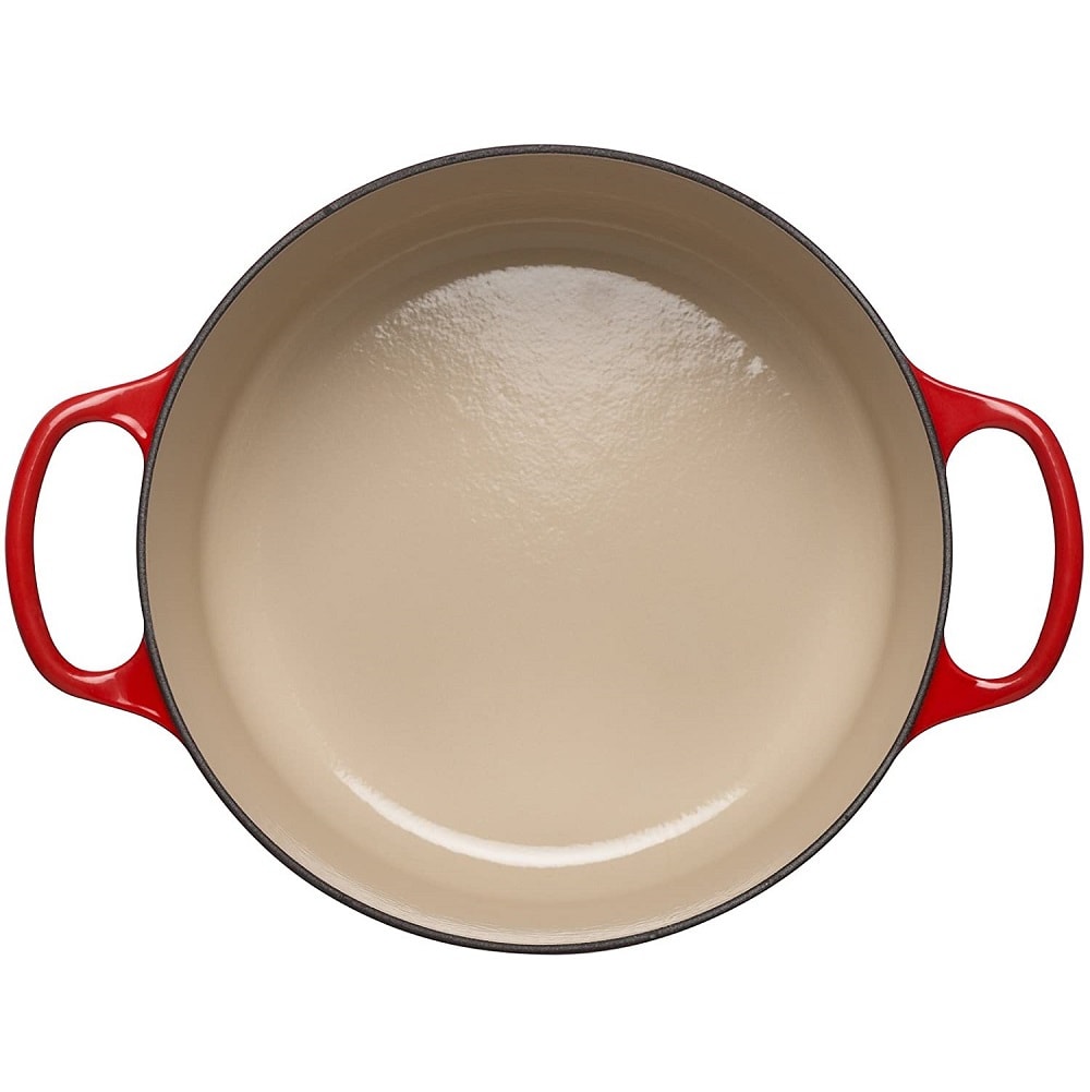 Cocotte ronde Signature 30cm rouge en fonte - Maisons du Monde