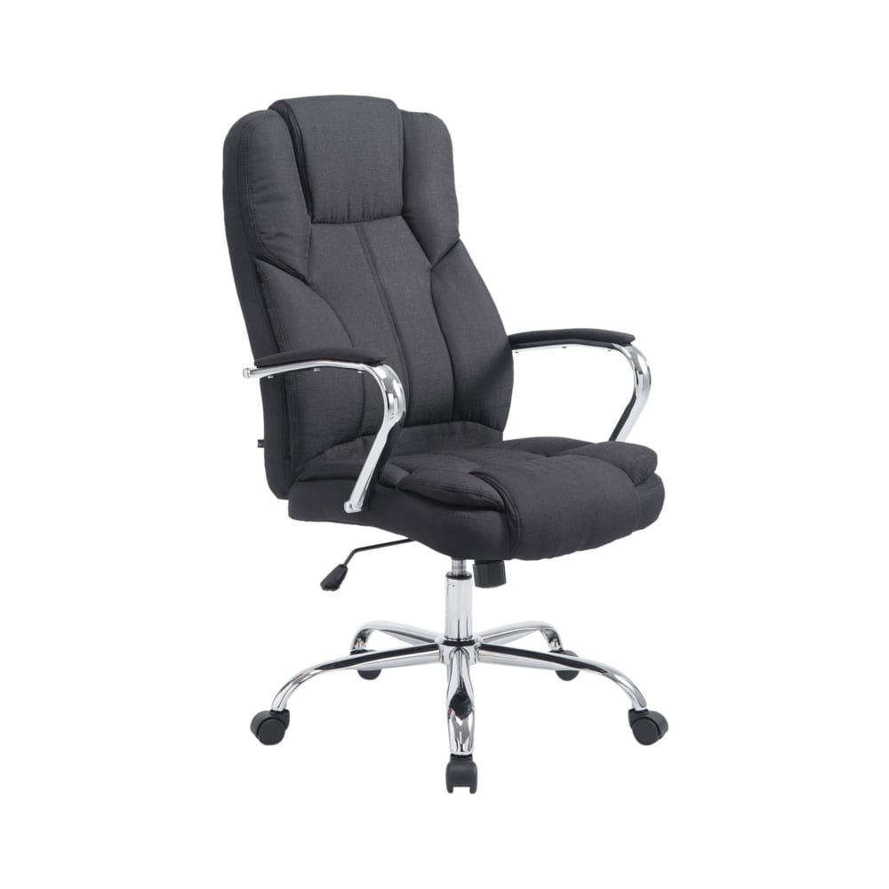 Chaise de bureau réglable pivotante en stoff Noir