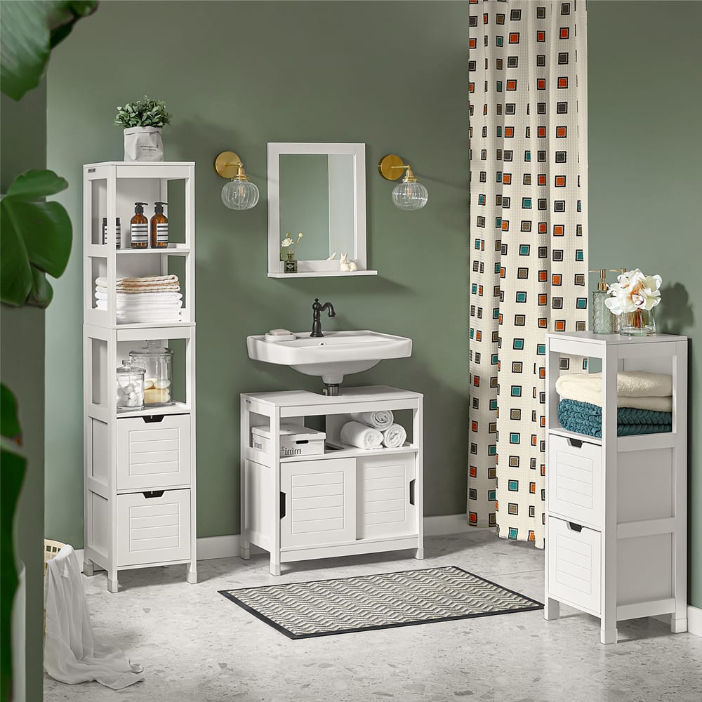 Specchio bianco in mdf - SoBuy