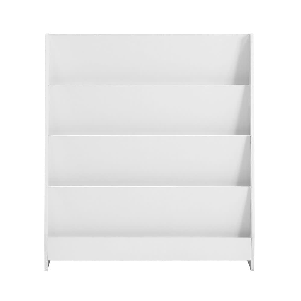 SoBuy Kinderregal mit 4 Ablagefächern MDF Weiß WEISS SPANPLATTE Kinder