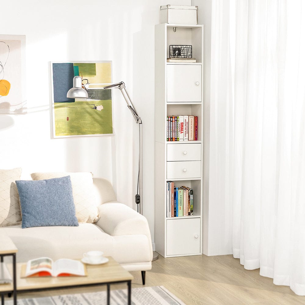 Mueble columna de baño aglomerado blanco - Maisons du Monde