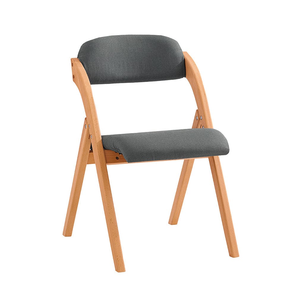 chaise grise pliante