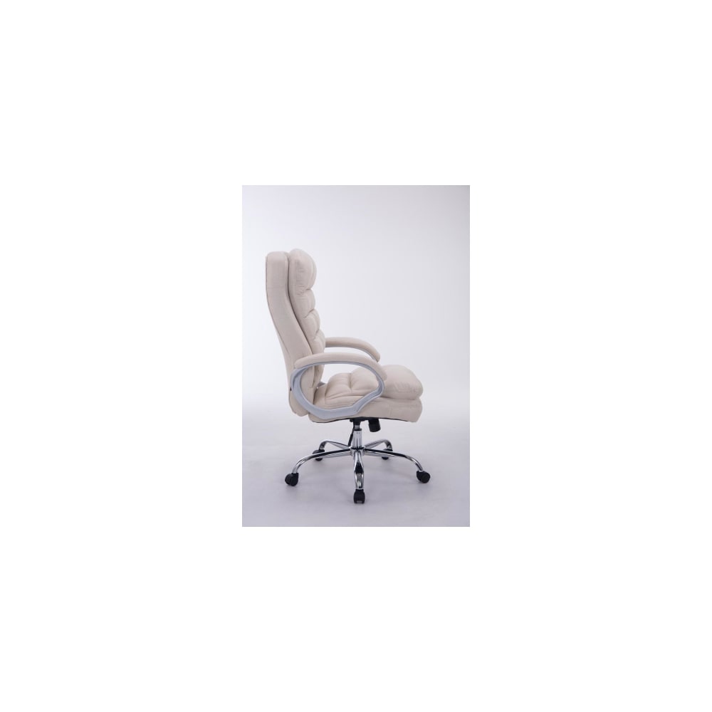 Sedia da ufficio regolabile in Tessuto Colore crema - CLP