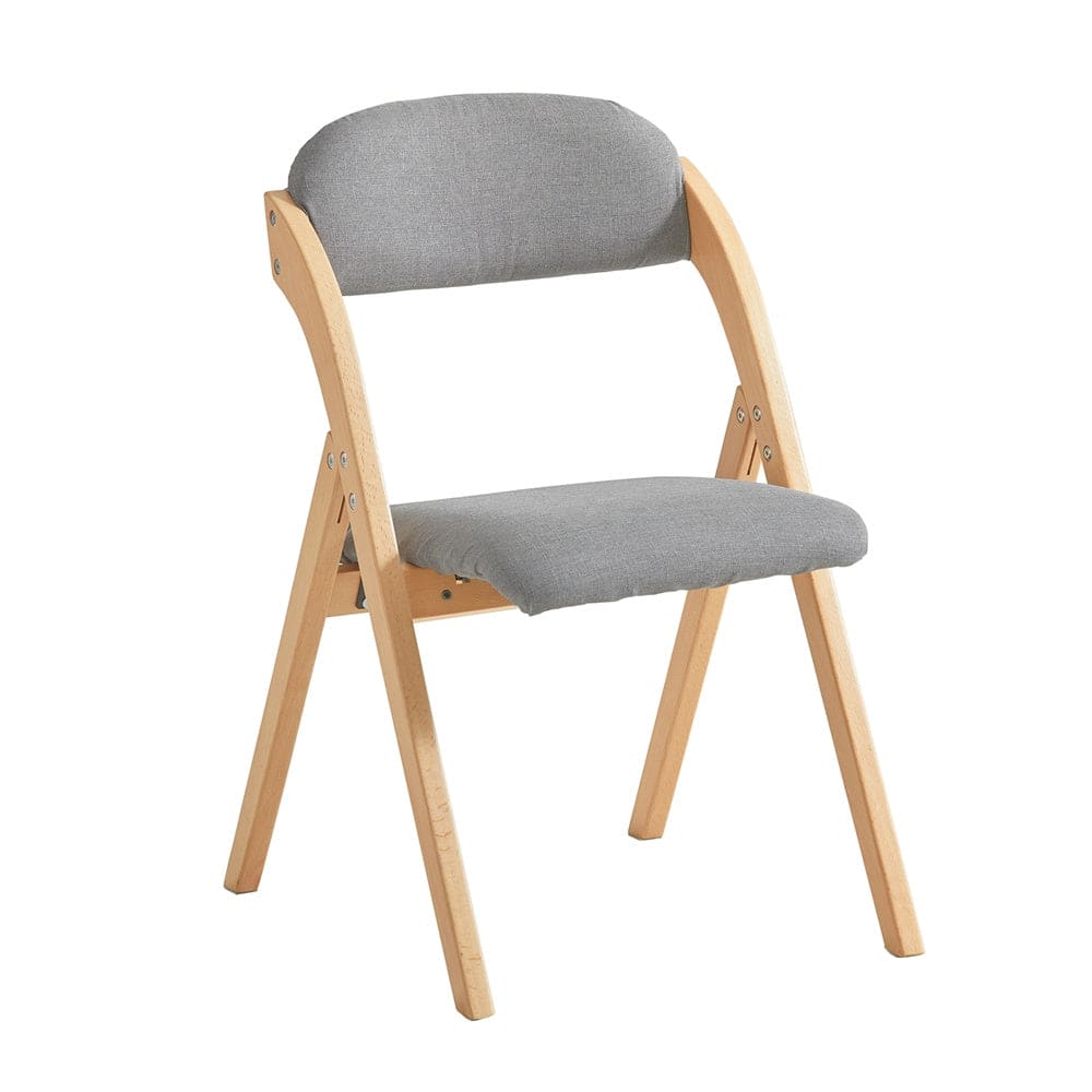 Chaise écrue pliante - bois