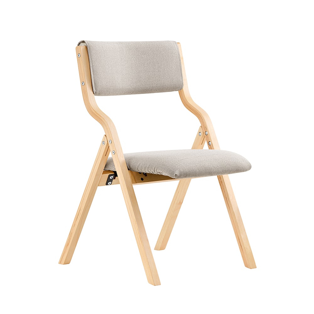 Chaise grise pliante