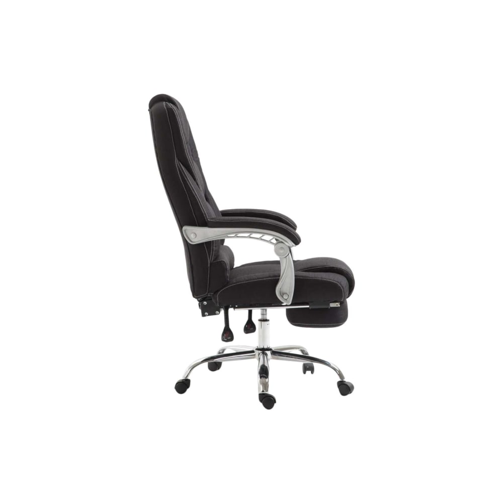 Silla de oficina giratoria regulable en Tela Negro - Maisons du Monde