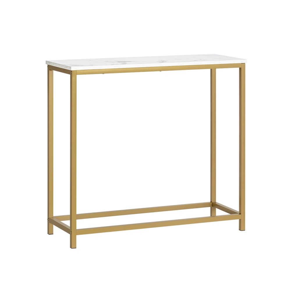 Mesa consola de entrada metal dorado