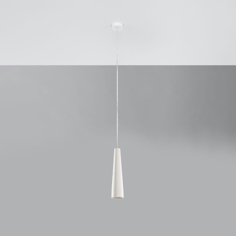 Suspension Céramique Blanc GU10 1 Electra — vue 3