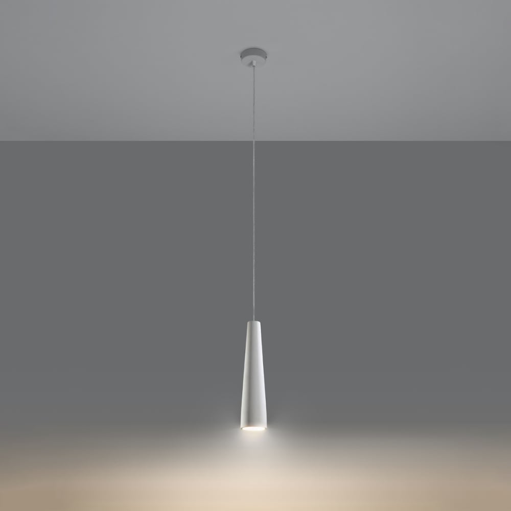 Suspension Céramique Blanc GU10 1 Electra — vue 4