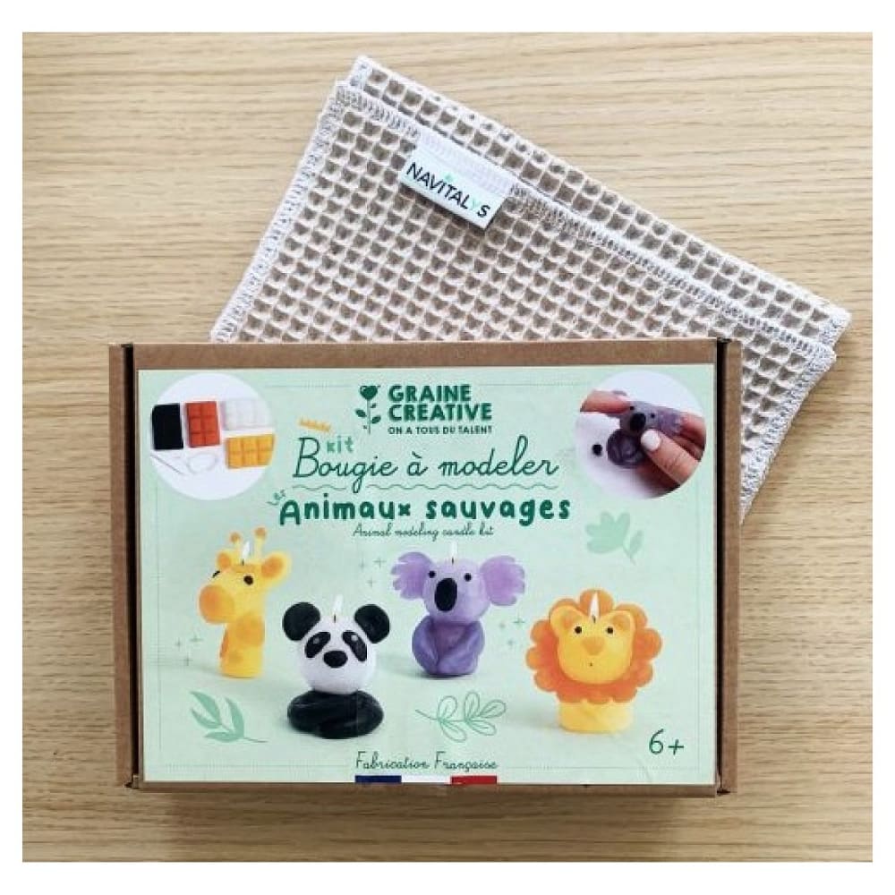 Kit bougies a modeler - animaux sauvages - Maisons du Monde
