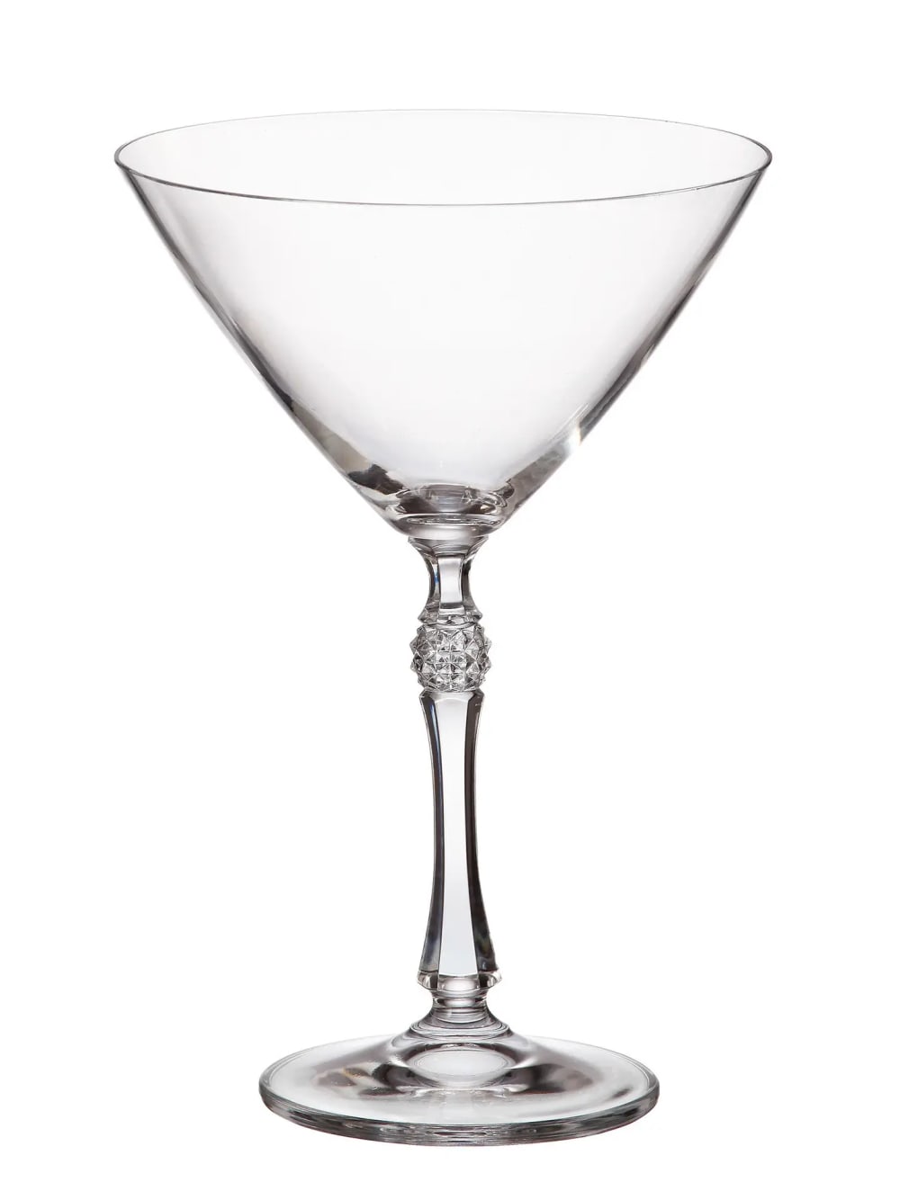 Boîte de 6 verres à Martini 280ml en cristal sans plomb