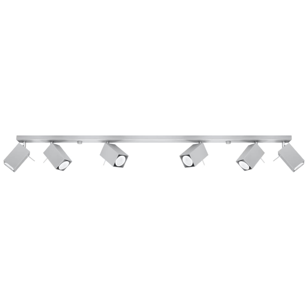 Lampada a soffitto grigia acciaio - Modello Classico chic - Acciaio