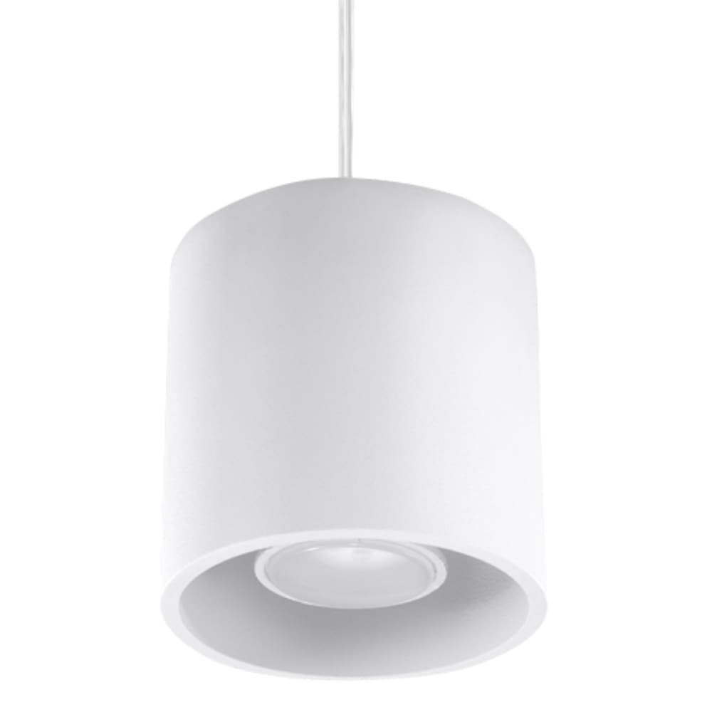 Lámpara de techo blanco aluminio alt. 110 cm