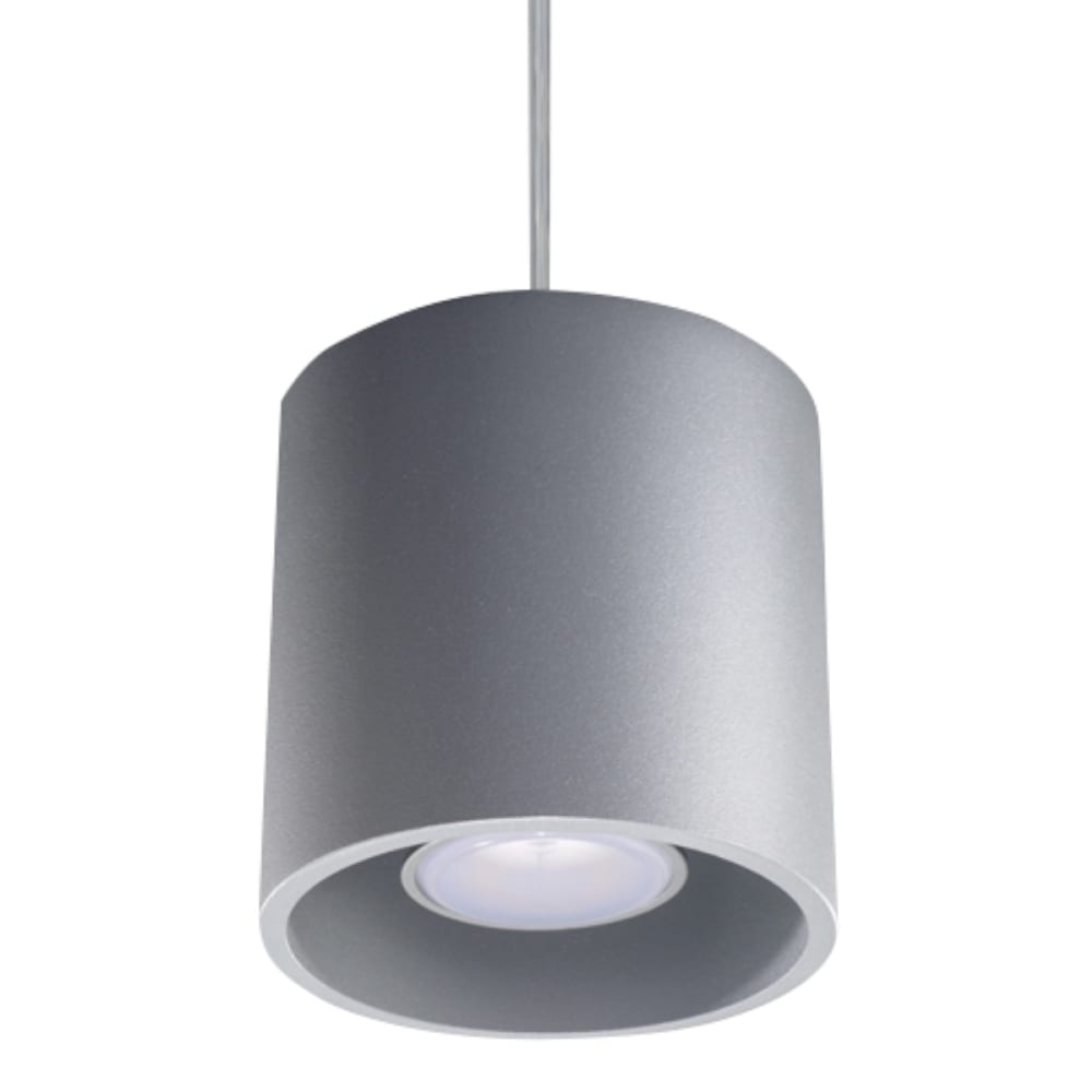 Sollux Lighting Pendelleuchten aus Aluminium in grau style classic chic - Aluminium