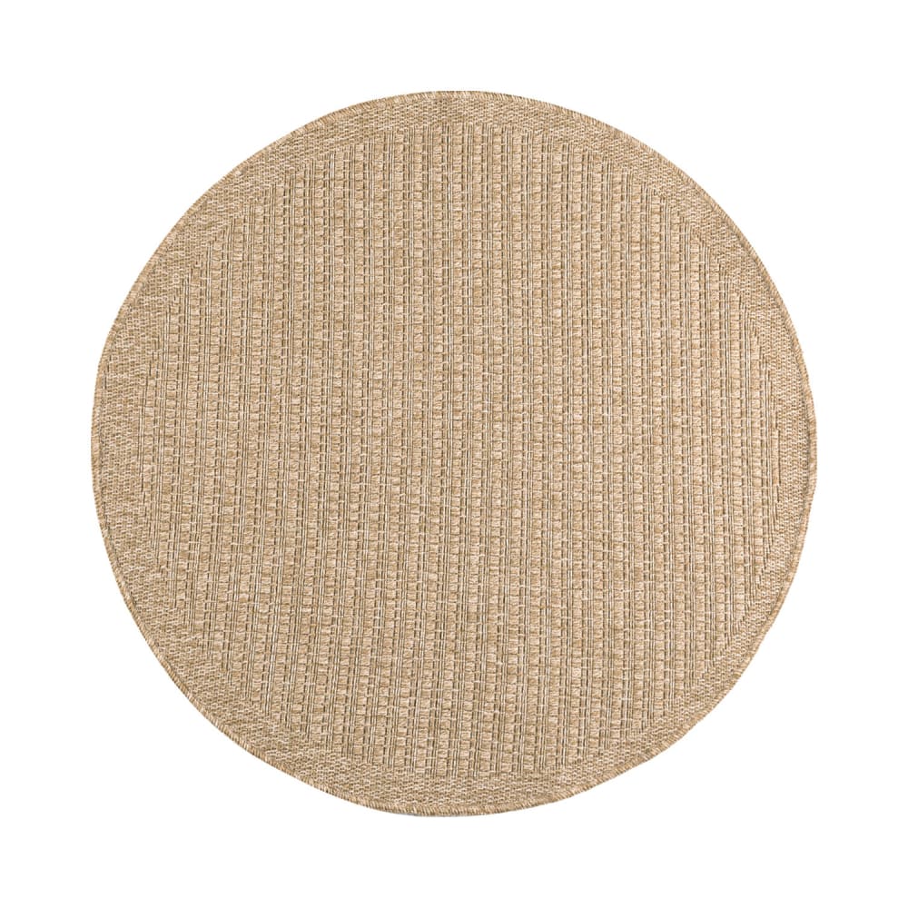 Tapis intérieur et extérieur naturel 80x80cm