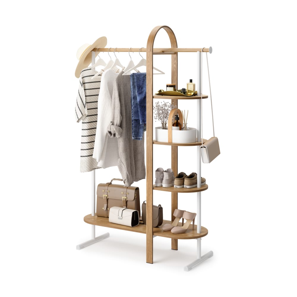 Portant à vêtements bellwood bois clair