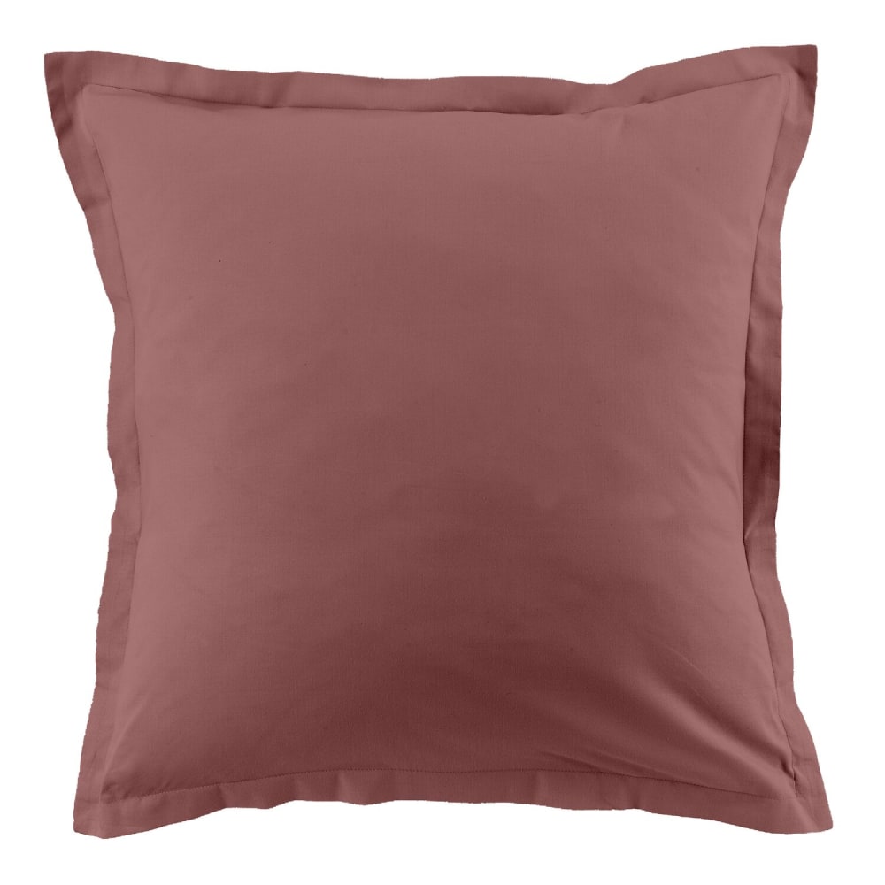 Taie d'oreiller coton tomette 63x63 cm