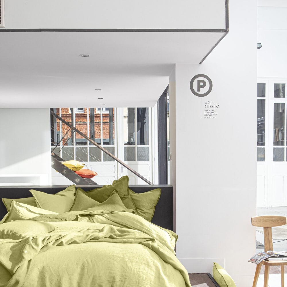 Taie d'oreiller lin beurre 65x65 cm - Maisons du Monde